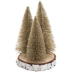 3 kerstbomen op boomschijf|ohgreen New