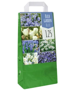 1 tas met 125 bollen bulb garden blue|ohgreen Outlet