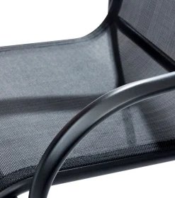 Armstoel Blacksun aluminium en textileen|ohgreen