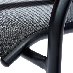 Armstoel Blacksun aluminium en textileen|ohgreen