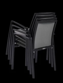 Armstoel Grant zilver grijs/charcoal|ohgreen Hot