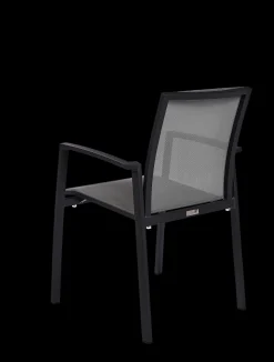 Armstoel Grant zilver grijs/charcoal|ohgreen Hot