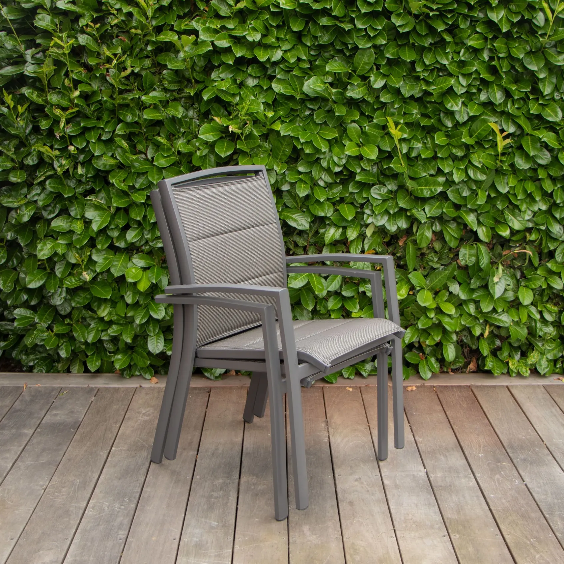 Armstoel Modulo grijs antraciet|ohgreen