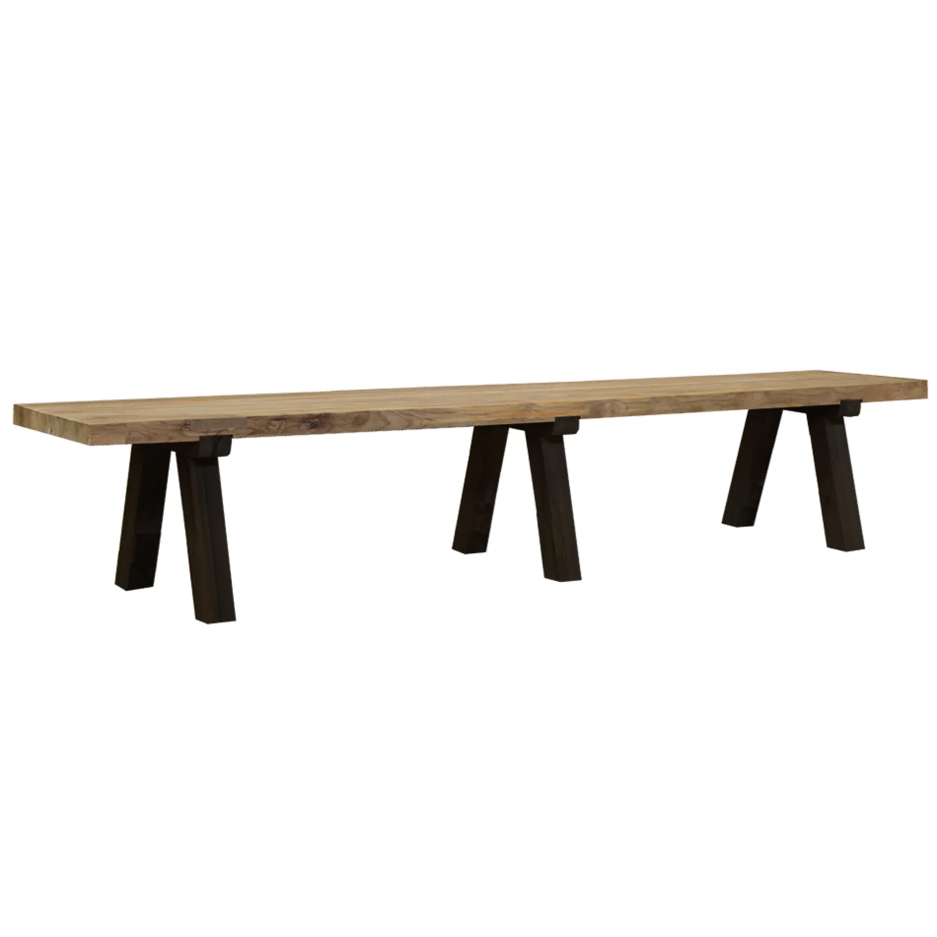 Bank Castle met zwarte poten 300x42|ohgreen