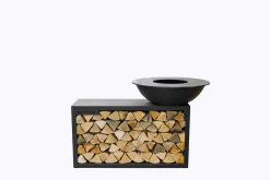 Barbecue Island d88cm met grote houtopslag|ohgreen Discount