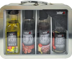 Bbq set deluxe metalen koffertje|ohgreen New