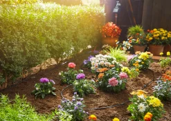 Bewateringsset voor gewassen- of plantenrijen van 15m|ohgreen