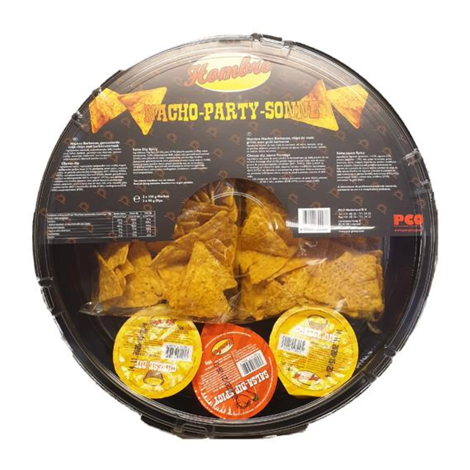 Blad hombre nacho-party-sonne met 3 sauzen|ohgreen Best