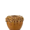 Bloemp bloem keramiek oker s (17x17x13cm)|ohgreen