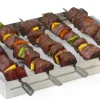 Brochettehouder uit rvs voor 5 stuks 35,5x26,5x4,5cm|ohgreen Hot