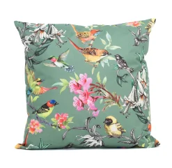 Buitenkussen vogels groen 45x45cm|ohgreen Hot