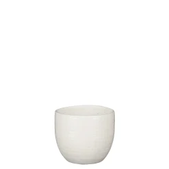 Carrie pot rond wit glaze - h12xd14cm|ohgreen Hot