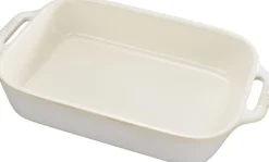 Ceramic by Staub Gratineerschaal 27 x 20 cm - ivoor|ohgreen