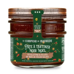 Chocolade pasta zwart kerst feuilletine gepelde pecannoten|ohgreen Outlet