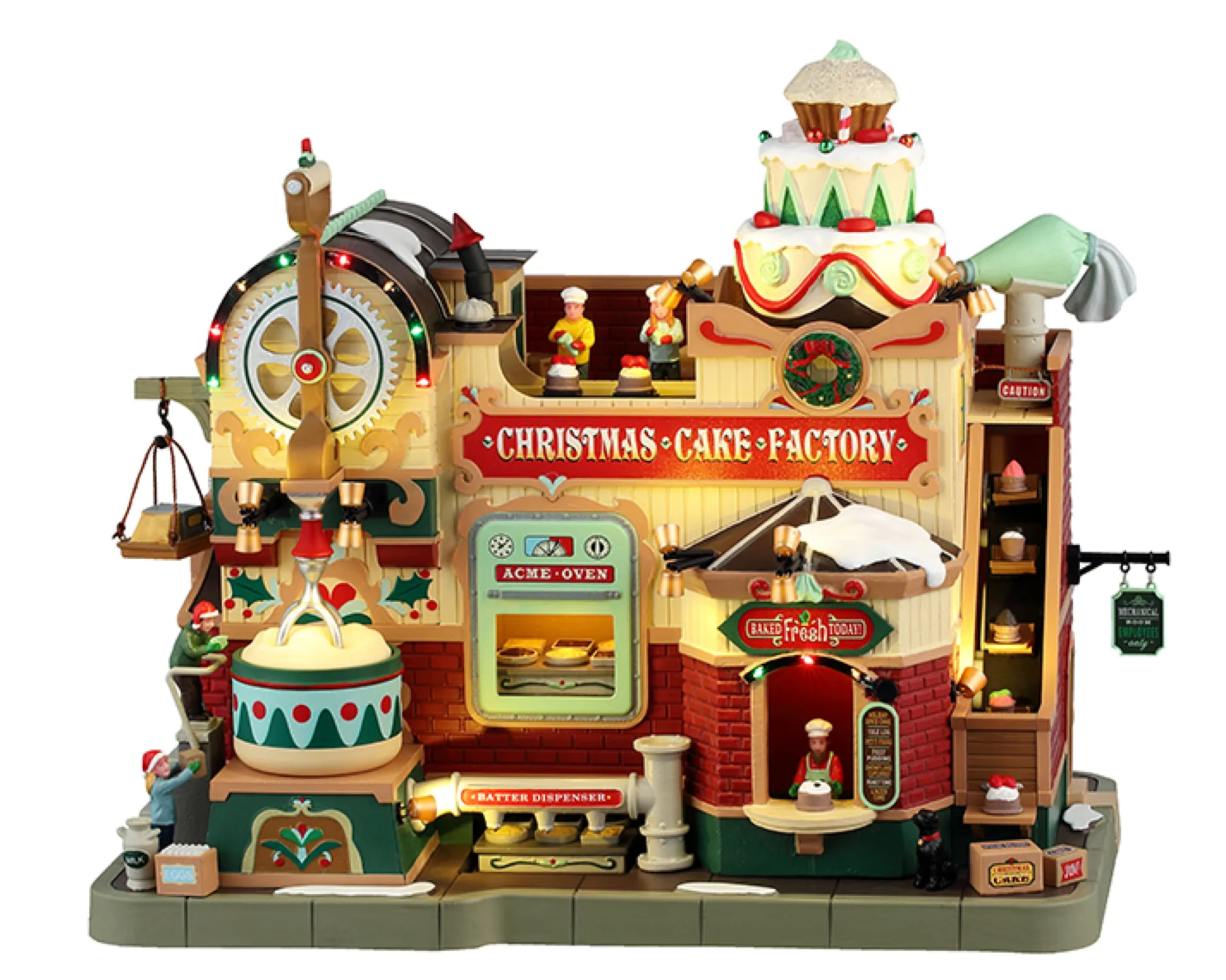 Christmas cake factory, with 4.5v adaptor|ohgreen Clearance