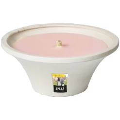 Citronellakaars in witte schaal - Summer Blossom|ohgreen