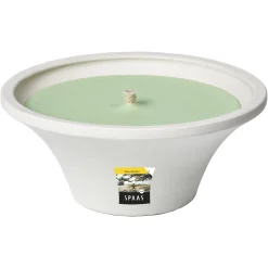 Citronellakaars in witte schaal - Asian Garden|ohgreen Best