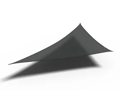 Coolfit schaduwdoek driehoek 90°, 710x500x500cm, zwart|ohgreen Discount