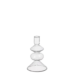 Costa kandelaar glas - h14,5xd9cm|ohgreen New