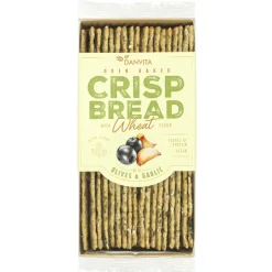 Crispbread met olijven & look (vegan) 130g|ohgreen Outlet
