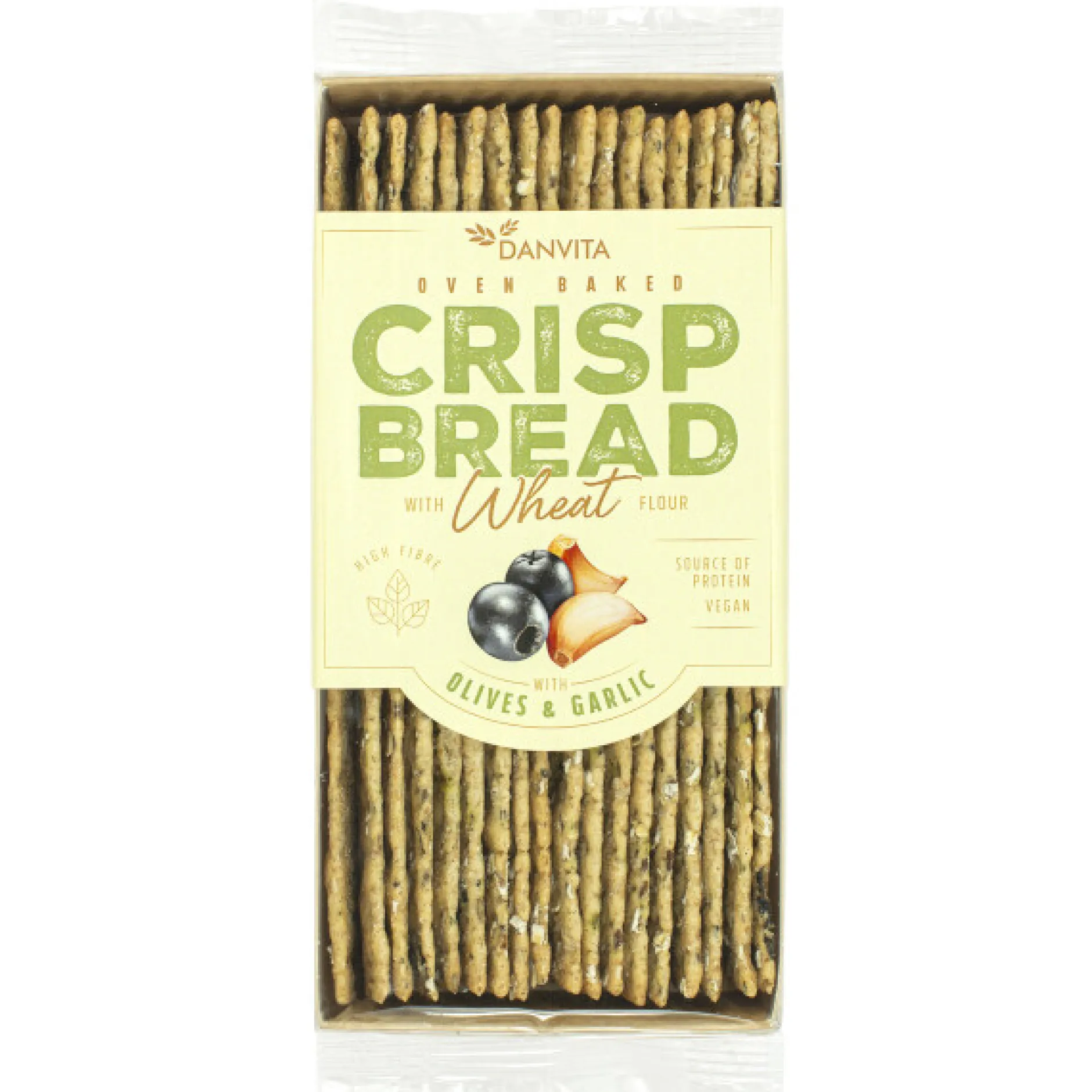 Crispbread met olijven & look (vegan) 130g|ohgreen Outlet