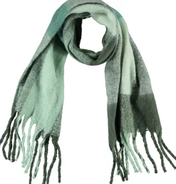 Dames sjaal geruit khaki|ohgreen Clearance