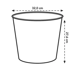 Diamond hoog easy insert 32cm|ohgreen New