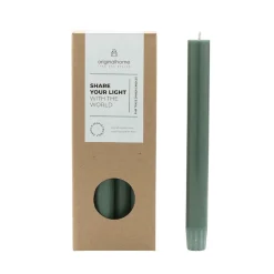 Dinner kaarsen donkergroen|ohgreen Clearance