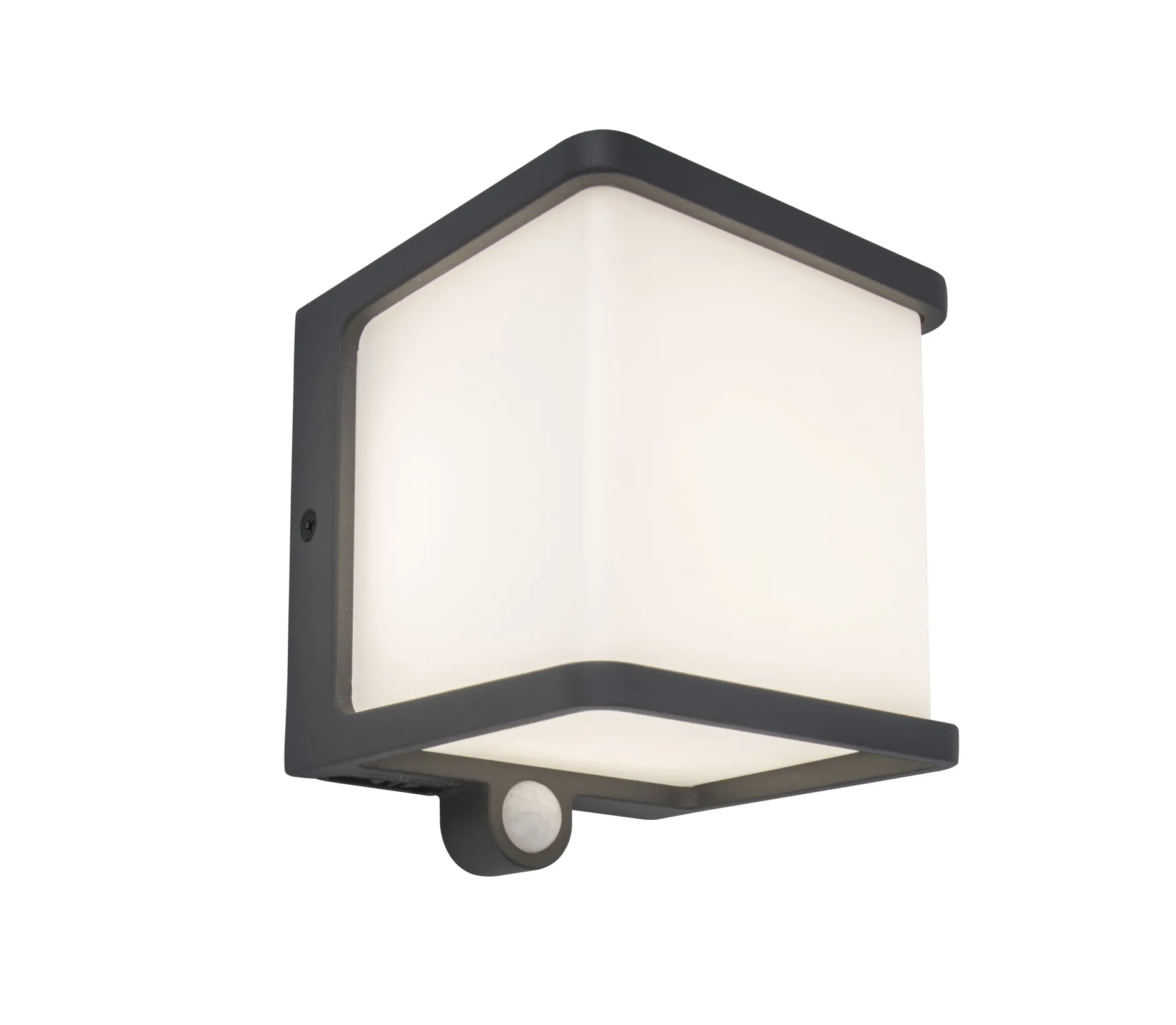 Doblo solar wandlamp met sensor antractiet grijs led 7.5w|ohgreen Discount