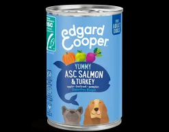 Edgard & cooper, blik voor adult honden met zalm en kalkoen, 400g|ohgreen Outlet