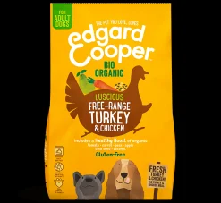 Edgard & cooper, hondenbrokken voor adult kalkoen & kip, 7kg|ohgreen Outlet