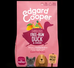 Edgard & cooper, hondenbrokken voor puppy eend & kip, 2,5kg|ohgreen Clearance