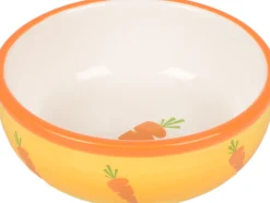 Eet- en drinkpot ibo rond geel & wit|ohgreen Outlet