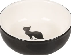 Eet- en drinkpot nala rond zwart & wit|ohgreen Best