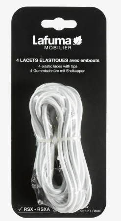 ELASTIC LACES WITH ENDINGS Blanc|ohgreen Best