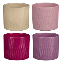 Era pot rond relief - h12,5xd13,5cm|ohgreen New