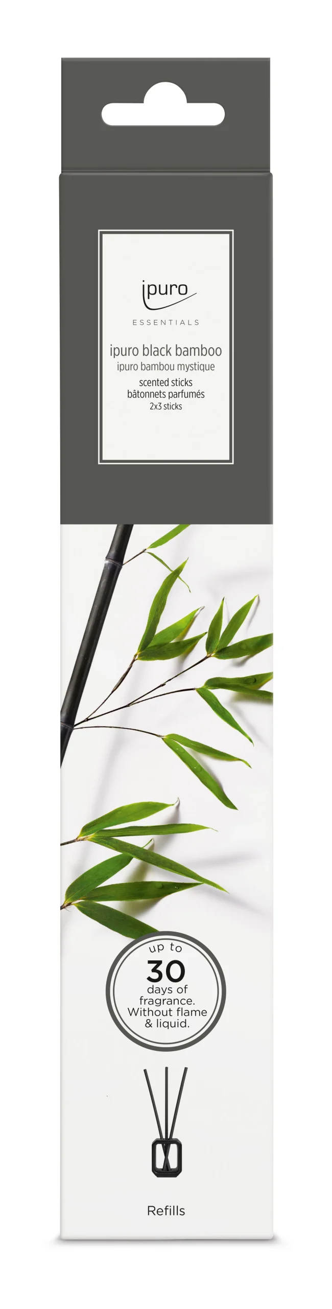 Essentials scented stick black bamboo 6st|ohgreen Hot