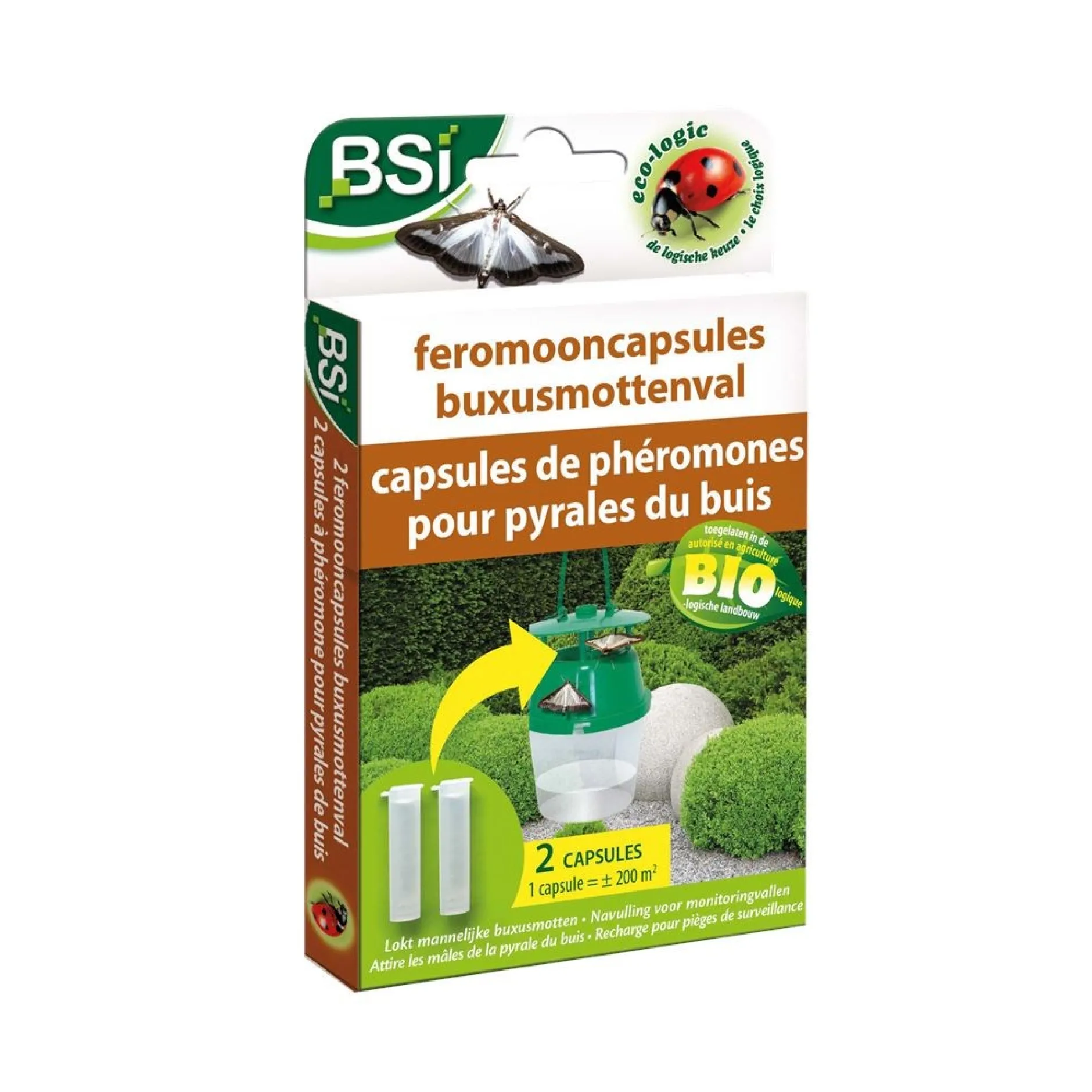 Feromooncapsules buxusmottenval 2 stuks|ohgreen Online