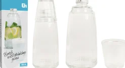 Fles met drinkglas|ohgreen Outlet