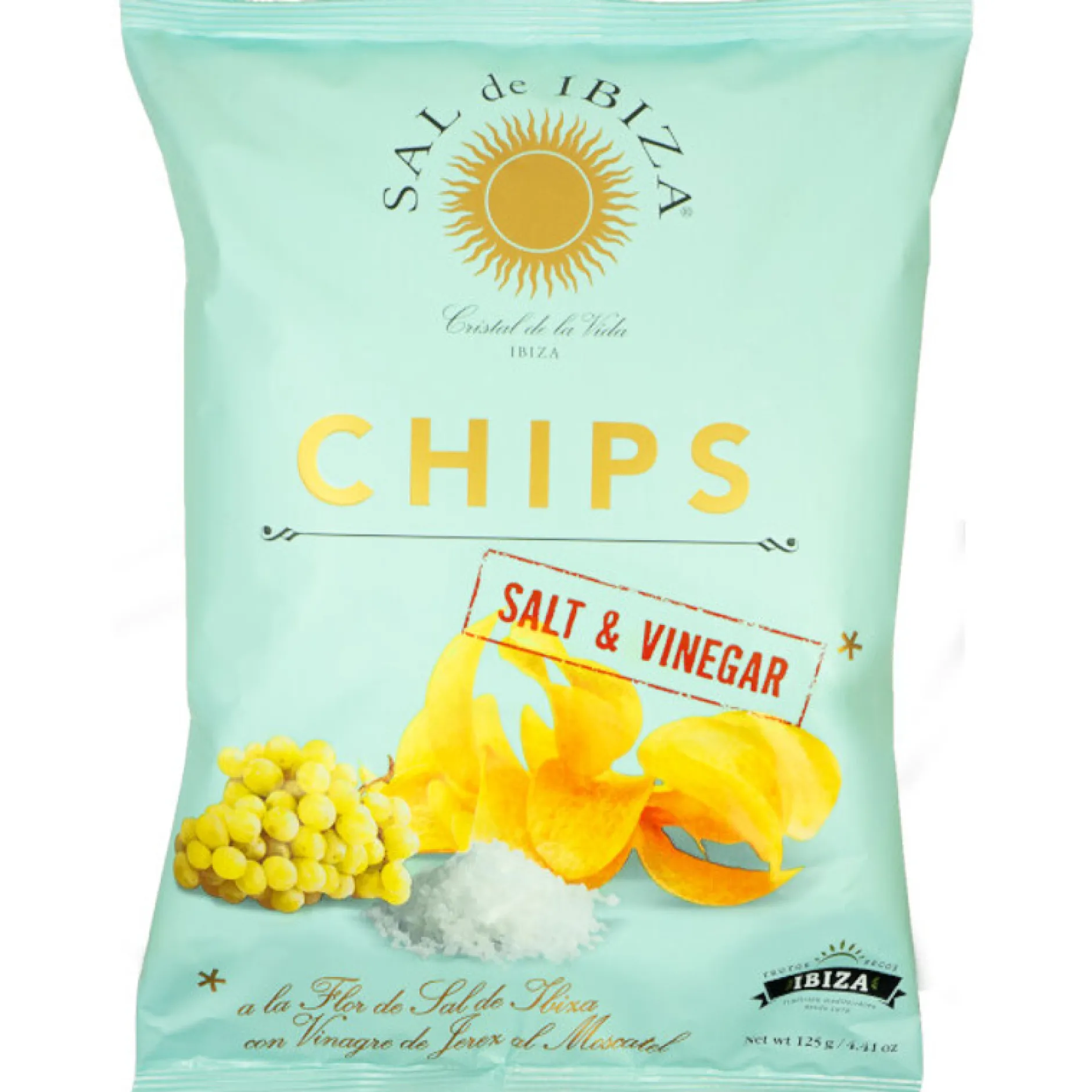 Fleur de sel chips met moscatel azijn 125g|ohgreen New