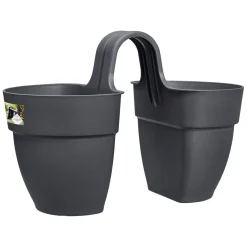 FLOWER TWIN 21CM ANTRACIET|ohgreen Hot