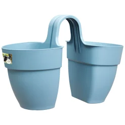 FLOWER TWIN 21CM VINTAGE BLAUW|ohgreen Best