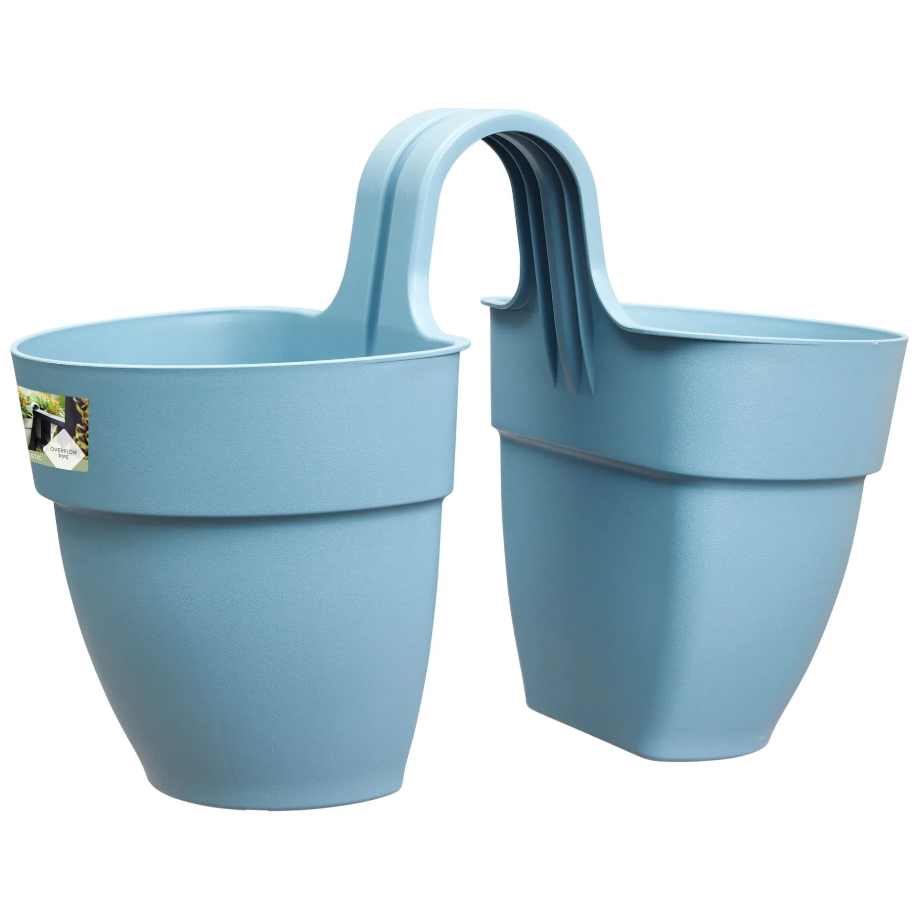 FLOWER TWIN 21CM VINTAGE BLAUW|ohgreen Best