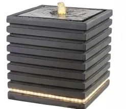 Fontein vierkant met ribbels|ohgreen Outlet