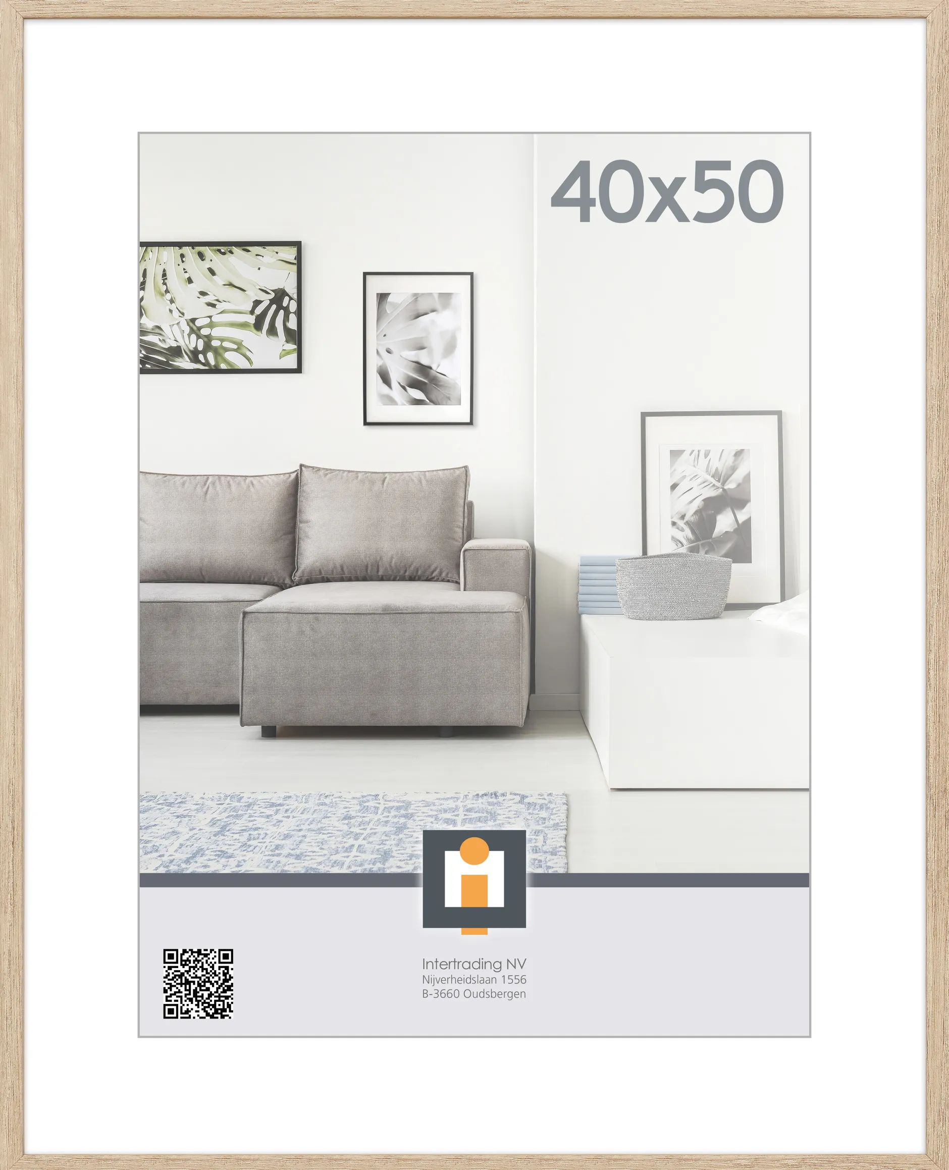 fotolijst livorno vintage eik 40x50 cm|ohgreen New