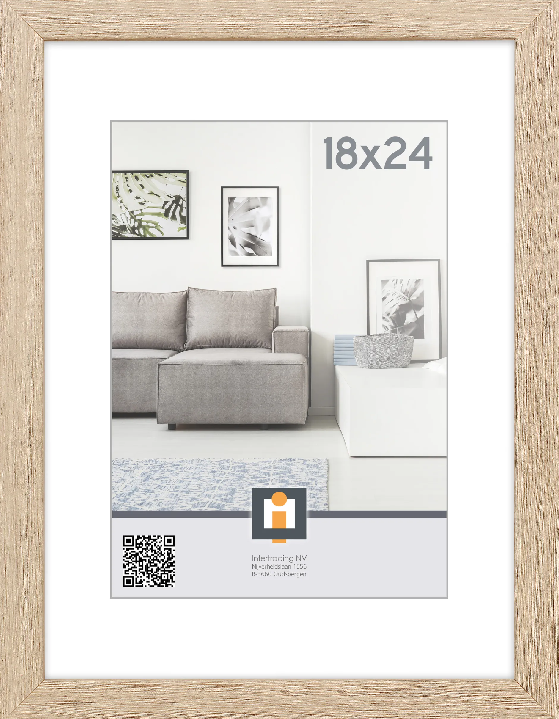 fotolijst livorno vintage eik 18x24 cm|ohgreen Discount