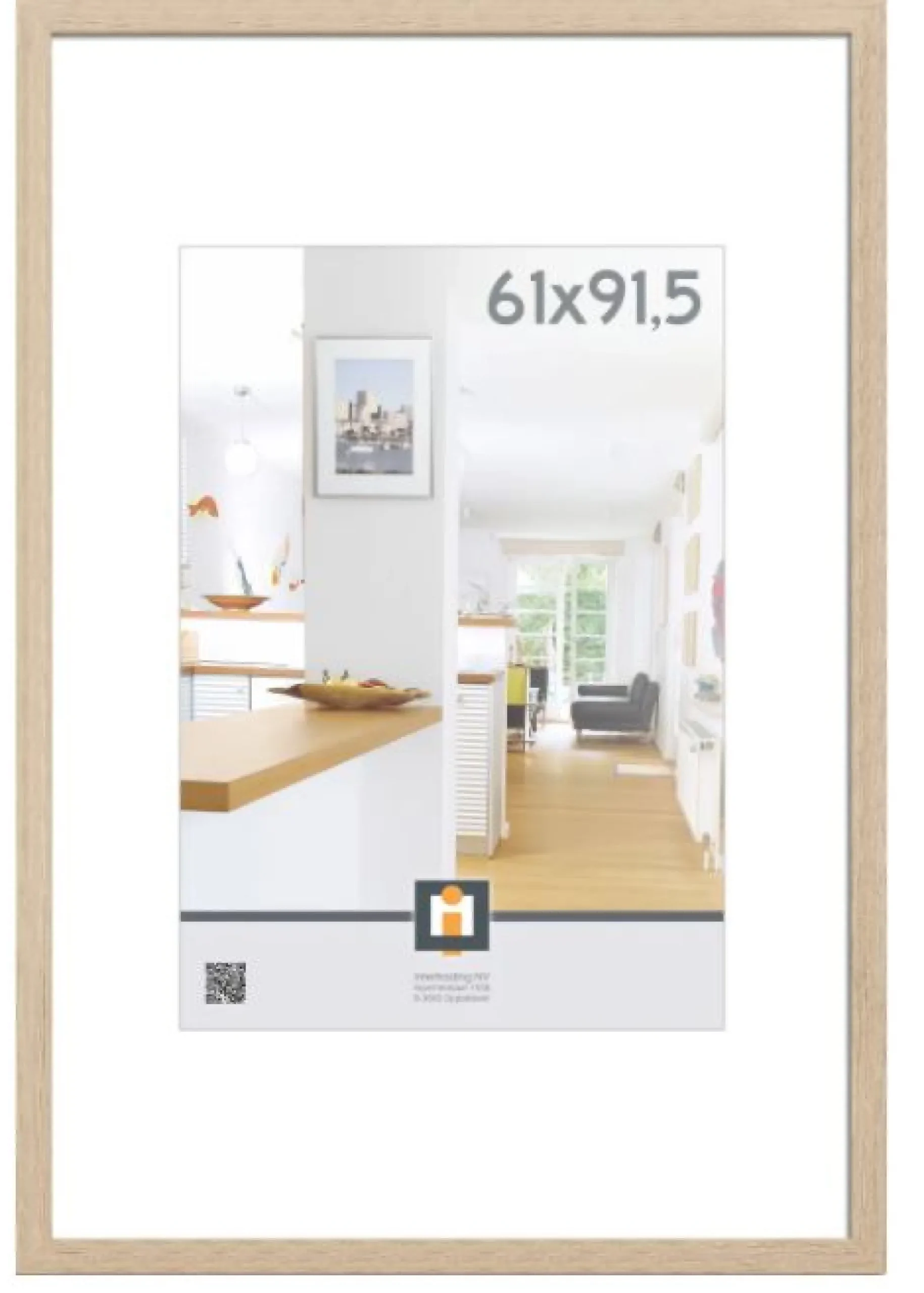 fotolijst livorno vintage eik 61x91,5 cm|ohgreen