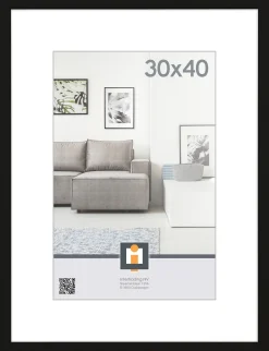 fotolijst livorno zwart 30x40 cm|ohgreen Sale