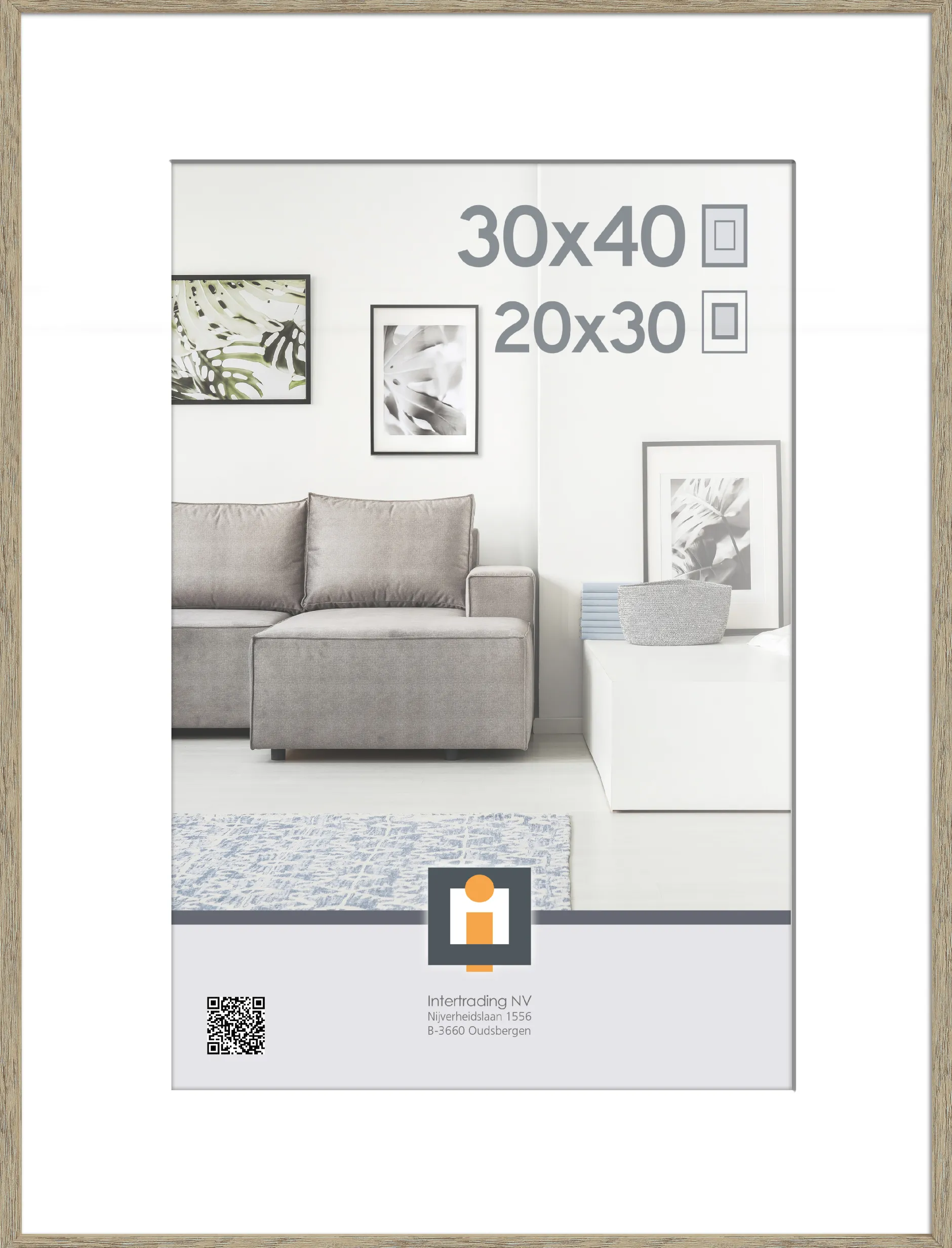 fotolijst madrid vintage eik 30x40 cm|ohgreen Best