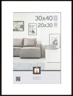 fotolijst madrid zwart 30x40 cm|ohgreen Online